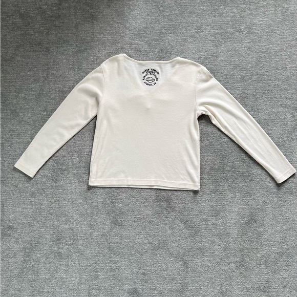 Harley-Davidson World Famous Sturgis, SD Cream V-Neck Top - Picture 6 of 9